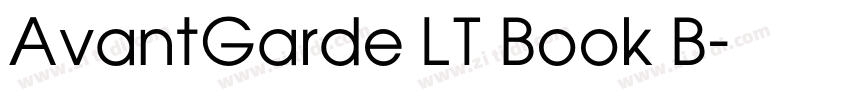 AvantGarde LT Book B字体转换